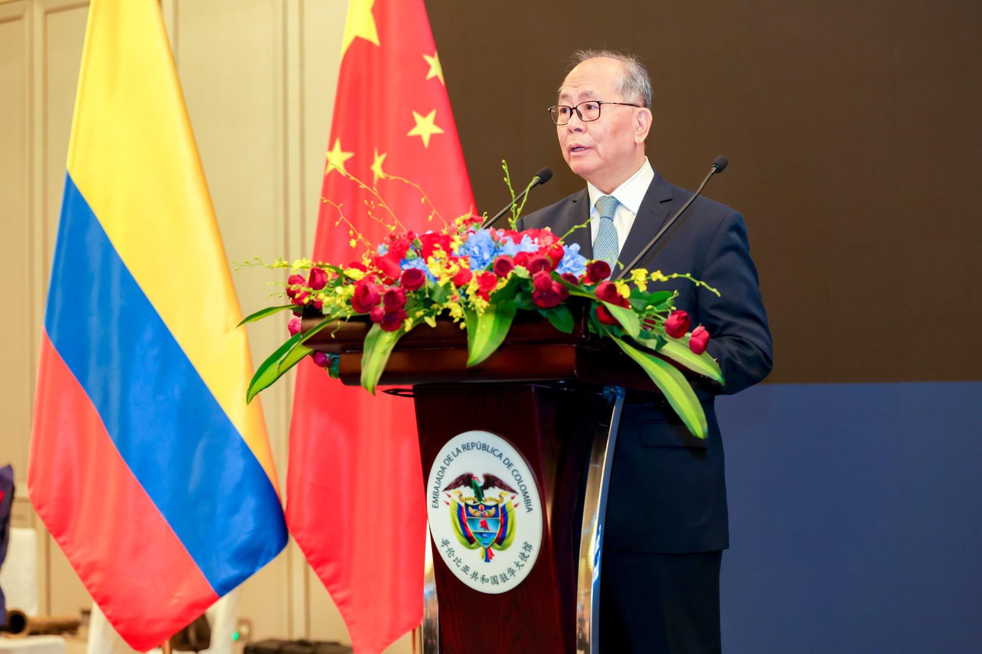 La Embajada de Colombia en China celebra el Día de la Independencia con una recepción protocolaria en Beijing