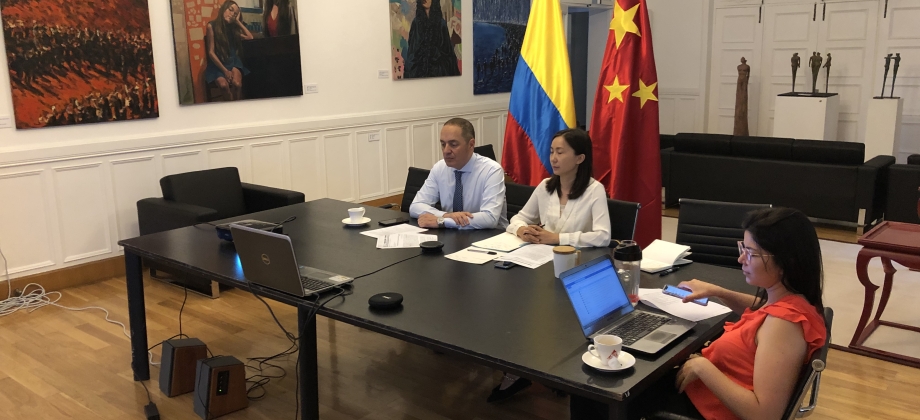 Embajada de Colombia en China organizó videoconferencia de intercambio de experiencias en el manejo médico de COVID-19 con autoridades locales