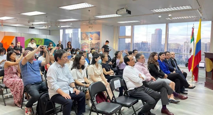 Auditorio en la presentación de “La Estrategia del Caracol” en Guangzhou